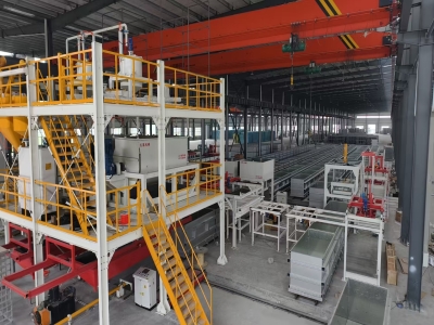 勻質(zhì)板生產(chǎn)線廠家：天意機械勻質(zhì)板設(shè)備推動建筑保溫升級